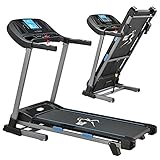 ArtSport Laufband Speedrunner SR1620 klappbar - 16 km/h & 12 Programme, LCD Display – Heimtrainer elektrisch 120 kg belastbar - Fitnessgerät 2 PS