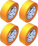 4x Rollen | 38mm x 50m | Goldband (soft) | Maler Abdeckband | klebemeister.eu…