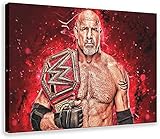 Leinwand Druck Poster Berühmte Boxkampf Bill Goldberg Sport Poster 8 Gemälde für Zimmer Schlafzimmer Dekor 40x50cm Kein R