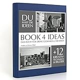 BOOK 4 IDEAS classic | London in Schwarz-Weiß, Notizbuch, Bullet Journal mit Kreativitätstechniken und Bildern, DIN A5