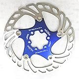 YMXDXTY Bergfahrradbremse Fünf Nagel Floating Bike Scheibe Bremse 160mm Sechs Zoll Hochwertige Aluminiumlegierung Bremsscheibe Radteile Bremsscheiben (Color : Blue Brake)