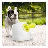 PTNQAZ Hunde Ballwurfmaschine Klein Indoor oder Outdoor Hunde Ballwurfmaschine Klein Dog Toys − 3 Bälle Ink