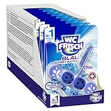 WC FRISCH Blau Kraft-Aktiv Chlor, WC-Reiniger und Farbspüler, 10er Pack (10 x 1 Stück)