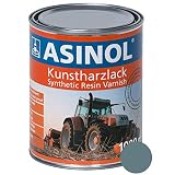 ASINOL EICHER ALPENBLAU 1.000 ml Kunstharzlack Farbe Lack 1l Liter D