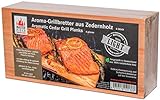 MASTER PIECE Light SIX Zeder 6 Grillbretter aus Zedernholz Grillplanken Premium Qualität, Set à 6 Stk, BBQ Räucherbretter im günstigen 6er Pack
