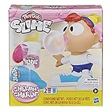 Play-Doh Slime Karlchen Kaugummi Schleimblase, Spielzeug für Kinder ab 3 Jahren, mit 2 Dosen Slime in Pink und B