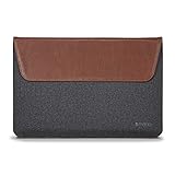 Maroo Woodland PU Leather/Wool Sleeve for Microsoft Surface Pro 3 - Brown (3,4,5,6) - Braun/G