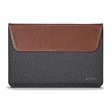 Maroo Woodland PU Leather/Wool Sleeve for Microsoft Surface Pro 3 - Brown (3,4,5,6) - Braun/G