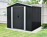 Pergart Gerätehaus Dresden II 106, Schiefer/C