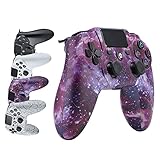 Wireless Controller, USB Controller für PC PS4 Slim/PS4 Pro, Game Bluetooth Gamepad, Remote Joystick Headset-Buchse und doppelter Vib