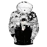 JFLY Herbst/Winter Hoodie Jujutsu Kaisen Anime Harajuku Cosplay Sweatshirt Jungen Mädchen Lässige Lose Kleidung