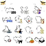 Halloween Ausstechformen,Halloween Ausstechfomen Set DIY Fondant Plätzchenausstecher Keksschneider Set für Oster Halloween Weihnachten das Erntedankfest Backwerkzeug