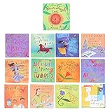 GAESHOW 64 Decks Power Thought Cards Englische Sprache Positives Denken Affirmation Papierkarten Spiel 88 x 88
