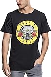 MERCHCODE Herren Guns N' Roses Logo Tee T-shirts, Schwarz, L