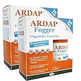 Quiko 2 x 2 x 100ml Ardap Fogger Doppelpack Ungeziefer Vernebler für 2 Räume mit 30 m²