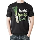 siviwonder Unisex T-Shirt Lauchi Lauchi Lauch Diät Gemüse schwarz L