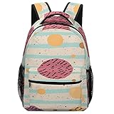 Schulrucksack, abstrakte Kunst, Graffiti, Cartoon-Sternmuster, lässiger Laptop-Büchertasche, verstellbarer Doppelgurt für Kinder, Muster 3, Einheitsgröß