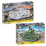 Bundles Brickcomplete COBI 2er Set, 2973 Reanult FT-17 & 2982 Sturmpanzerwagen A7V