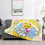 Soft Decke, 100X130cm/130X150cm/150x200cm, Geeignet FüR Sofa Oder Bett (Yellow, 100x130cm)