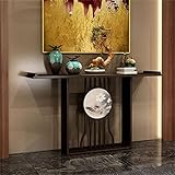 yaunli Konsolentisch im Eingangsbereich Eingangstisch an der Wandtisch Massivholz Antike for den Tisch Porchentisch Hotel Villa Möbel Eingang Wohnmöbel (Farbe : Braun, Size : 120x35x85cm)