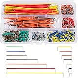 Jumper Kabel Kit Breadboard Jumper Wires Male zu Male 14 Verschiedene Längen Sortiert mit Kunststoffbox 560 Stück