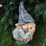 Depruies Gartenzwerg Gartenzwerg lustig, Größe 7*5*13cm Gartenzwerge Wetterfest Garten Statue,Baum Fensterharz Garten Figuren, Baum Huggers Garden Decor Wunderliche Baum Skulptur Garten Dekoration G