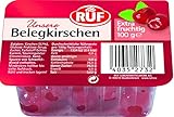 RUF Rote Cocktailkirschen extra fruchtig und alkoholfrei, 1x 100g