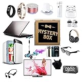 OMKMNOE Mystery-Box-Elektronik,Mysteriöse Schachtel, Überraschungspaket, Zufällig Mystery Items Für Elektronische,Können Geöffnet Werden:Wie Drohnen, Smart Watches Und Mehr,Schw