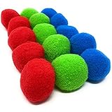 Wasserbomben Set Splash Bälle - Wiederverwendbare Wasserballons XXL Bomben | Ball für Kinder ein Spiel für Wasserspaß | Schwamm Ball Plüschbälle Wasser Waterbomb (15 Stk.)
