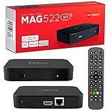 MAG 522w1 Original Infomir & HB-DIGITAL 4K IPTV Set TOP Box Multimedia Player Internet TV IP Receiver # 4K UHD 60FPS 2160p@60 FPS HDMI 2.0# HEVC H.256 Unterstützung # ARM Cortex-A53 + HDMI Kab