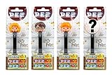 PEZ Spender Set Harry Potter (4 Spender mit je 3 PEZ Bonbons á 8,5g - 1 PEZ-Figur doppelt als Überraschung) + 2 Nachfüllpacks (8 PEZ Bonbons á 8,5g)