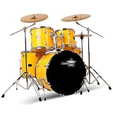 Basstrommeln Percussion Drums Adult Children Es Drum Set Party Drums Beginners 5 Drums 3 Pieces Professional Performance Percussion Children ' S Toys (Color : Yellow, Size : 150 * 150cm)