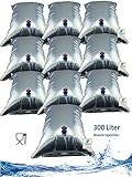 Superfind24 Wasserbeutel, Wassersack, 10x30 Liter Prepper Wasser Notfallvorsorge Beutel sind frei im Raum lagerfähig!