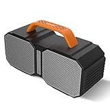NCRD Bluetooth-Lautsprecher, Sprecher, Outdoor, tragbar, wasserdicht, drahtlose Lautsprecher, Bluetooth 5.0, laute Stereo, eingebaut in Subwoofer 40W drahtloser Stereo-Hi-Fi-Basslautsp