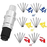 Elefama CB09 Klinge für Silhouette Graphtec Halter with 30 Stück Klinge Vinyl Cutter Plotter (30/45/60 Grad) CB09 CB09u Messerhalter für Silhouette Cameo 1 2 3 / Porträt/