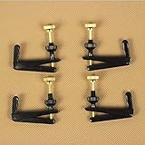 Ersatzteile Violinteile,Schwarz Cello Feinstimmer Saiteneinsteller Zubehör Teile Beschläge,Schwarz ( Color : Black )