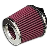 JOM Car Parts & Car Hifi GmbH 40301 Sportluftfilter Power- Filter, 60,70,76,84 und 90mm Anschluß