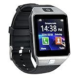 GZDL Bluetooth Smart Watch DZ09, Smartwatch, GSM, SIM-Karte, mit Kamera für Android, iOS