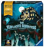 Ravensburger Familienspiel – 26948 Mystery Games: Der verfluchte Geburtstag – kooperatives Geschichten-Mystery-Spiel für 2-4 Spieler ab 12 J