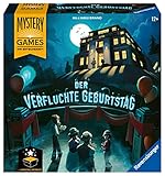 Ravensburger Familienspiel – 26948 Mystery Games: Der verfluchte Geburtstag – kooperatives Geschichten-Mystery-Spiel für 2-4 Spieler ab 12 J