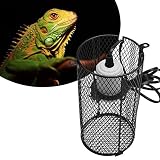 BDRSLX Reptilien Wärmelampenschirm,Lampenschirm Korb Wärmelampenschirm for Küken,Robust und Sicher E27 Glühbirne Lampenschutzkorb Terrarium Lamp
