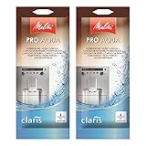 2x Melitta 192830 Pro Aqua Filterpatrone für Kaffeevollautomaten C