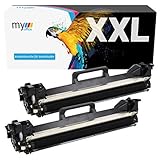 MyOffice Doppelpack Toner für HP Laserjet Pro M102 M130 M102W M102a M130FN M130FW M130NW M130a M134 Series kompatibel CF217A 17A Schwarz Drucker 1600 Seiten 2er Pack