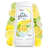 Glade (Brise) Gel Lufterfrischer, Für Frische in allen Räumen sowie Schränken, Bis zu 30 Tage, Fresh Lemon, 8er Pack (8 x 150 g)