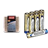Maxell Alkaline LR6 AA Mignon Batterie Box Pack (100er Pack) & LR03 AAA Micro Alkaline Batterien (32er Pack)