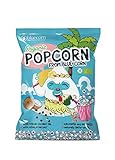 BLUECORN Bio-Popcorn aus Blauem Mais 8er x 20g | Luft-Gepoppt (NICHT FRITTIERT) | Mit nativem Kokosöl und Himalaya-Salz ('Punjab Pakistan')| Ohne Zugabe von Zucker, Glutenfrei, Vegan, Ök