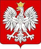 - 8x6,5 cm - Premium Auto Aufkleber Polen Adler Wappen Polska Sticker Motorrad Handy Laptop R