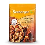 Seeberger Edel-Nuss-Mix 5er Pack: Nuss-Kern-Mischung aus leckeren Erdnusskernen, Mandeln, Cashewkernen und Macadamias - geröstet & gesalzen, vegan (5 x 150 g)