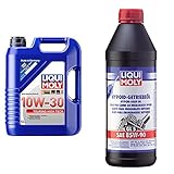 LIQUI MOLY 1272 Touring High Tech 10W-30 5 l & 1035 Hypoid-Getriebeöl (GL5) SAE 85W-90 1