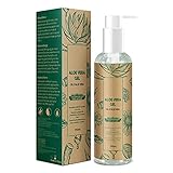 Aloe Vera Gel - 100% Natürlich Kamille Aloe Vera Gel - Beruhigende Pflegende Feuchtigkeitscreme Gesichtscreme After Sun - Naturkosmetik für Trockene Strapazierte Haut Sonnenbrand Gesicht Haare Körp